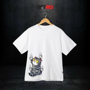 Claw Cat Tee – White Edition