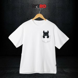 Toothless Pocket T-Shirt – White Edition | Retro-Fashion