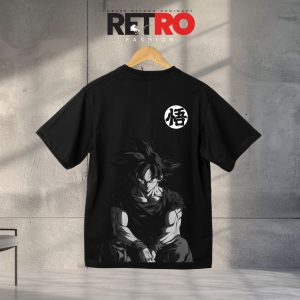 Shadow Goku Oversized T-Shirt – Retro Edition